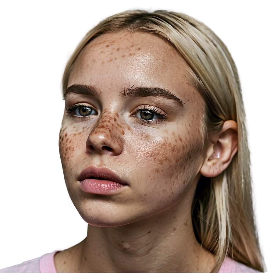 Subtle Freckles On Cheeks Png Fhq35