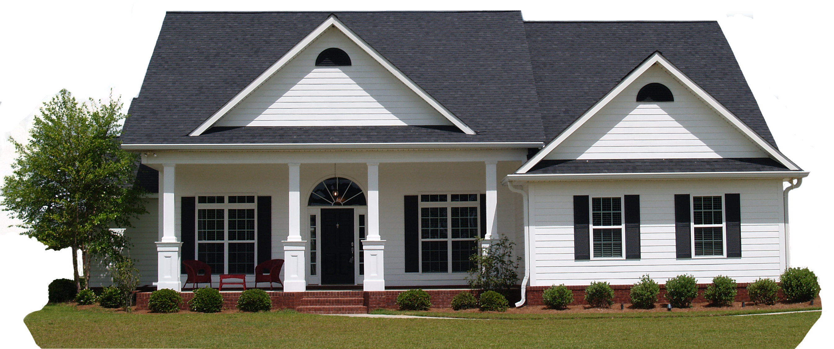 Suburban Home Gable Roof Design