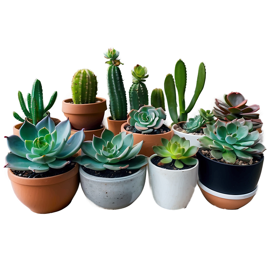 Succulent Collection Png Mfe51