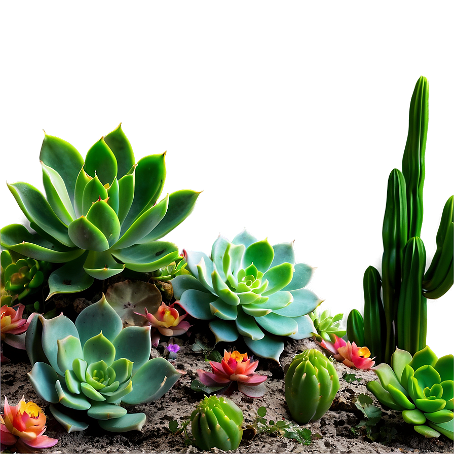 Succulent Garden Png 18