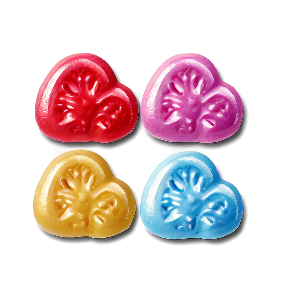 Sugar-free Candy Hearts Png 06212024