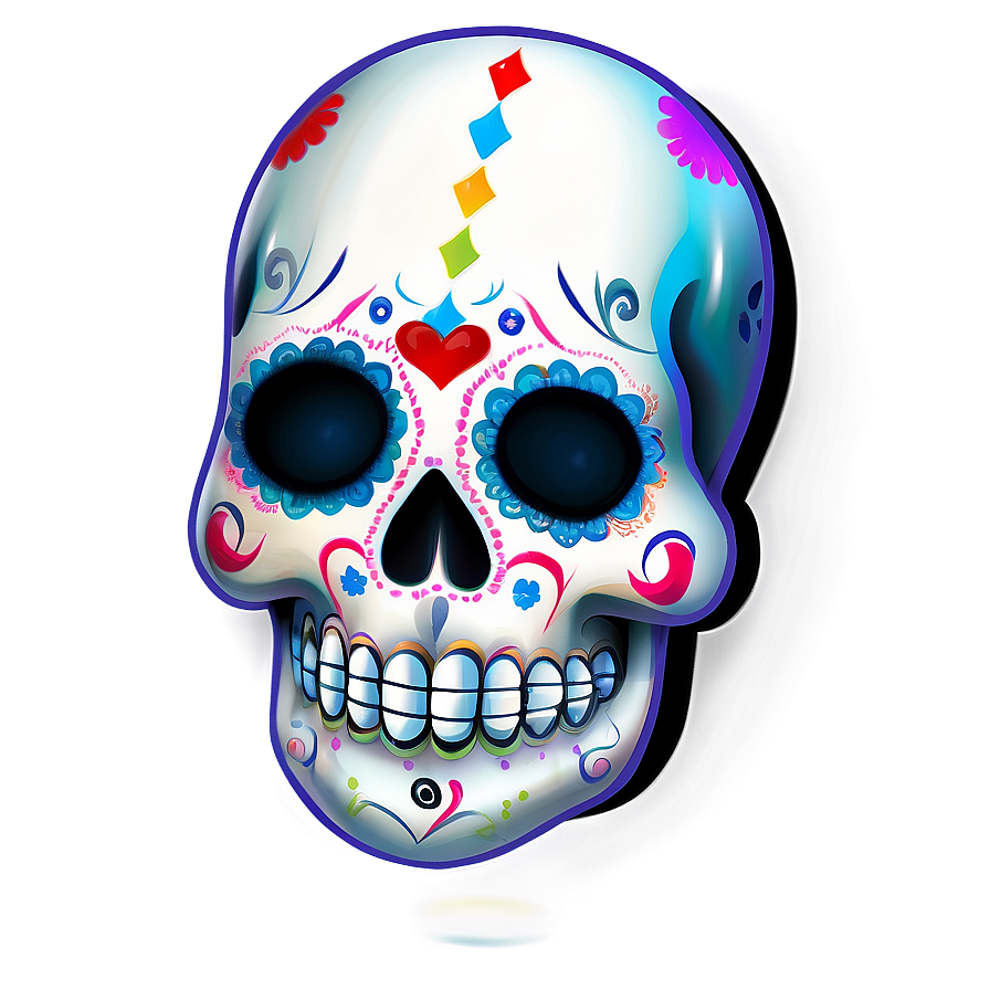 Sugar Skull Decoration Png C