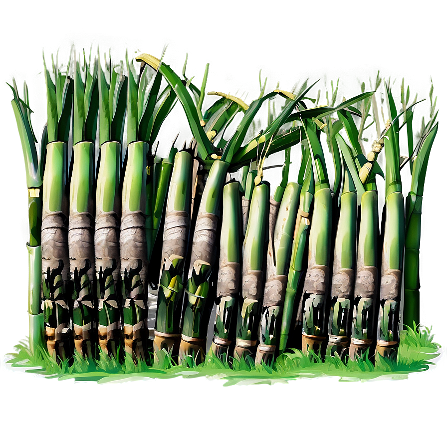 Sugarcane Farming Landscape Png 77