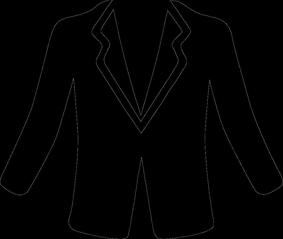 Suit Jacket Outline