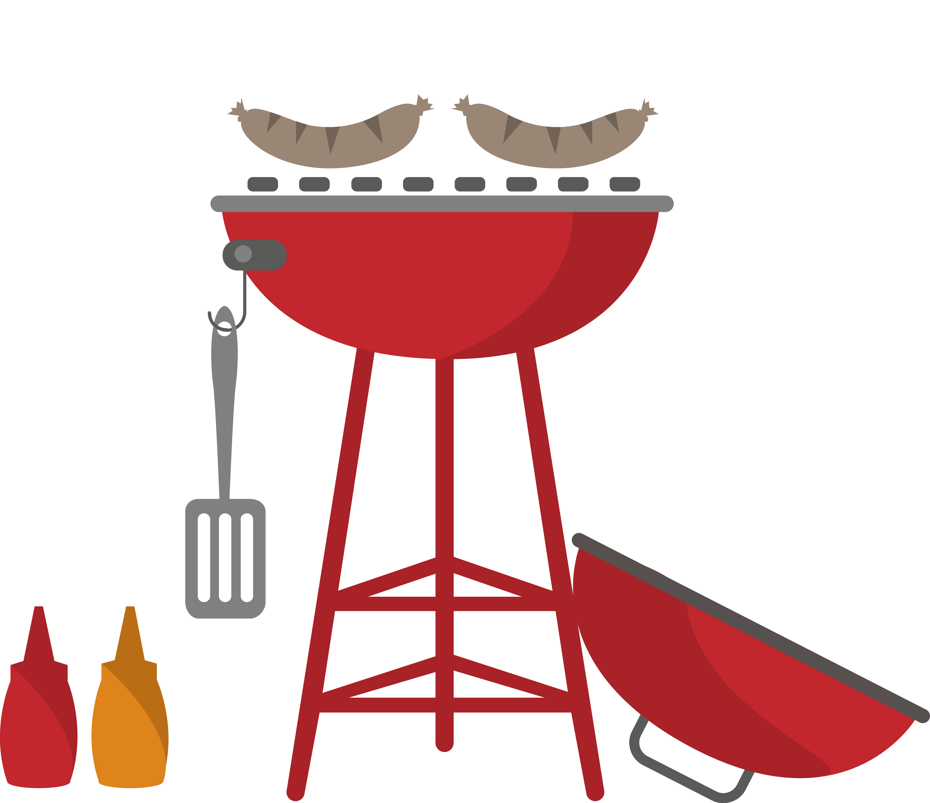 Summer Barbecue Grill Vector