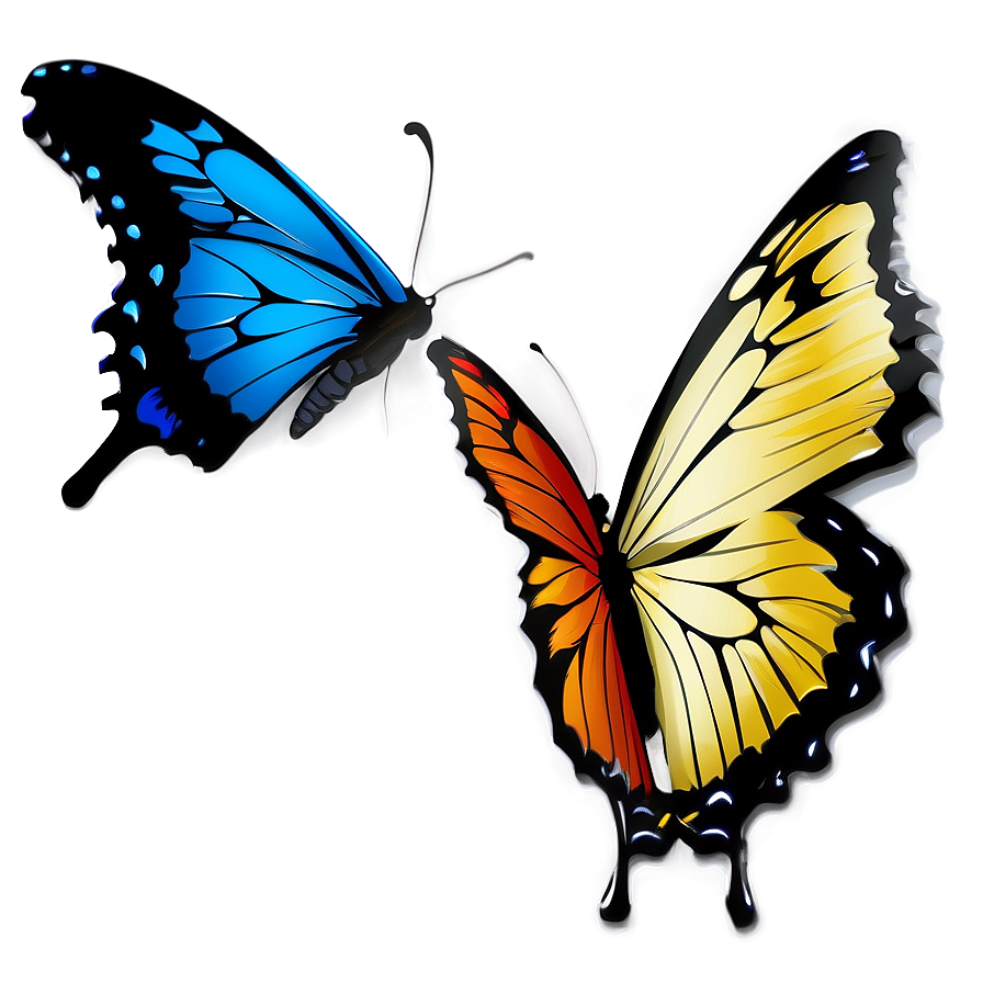 Summer Butterfly Flutter Png Kuo70