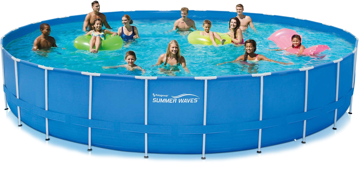Summer Fun In Above Ground Pool