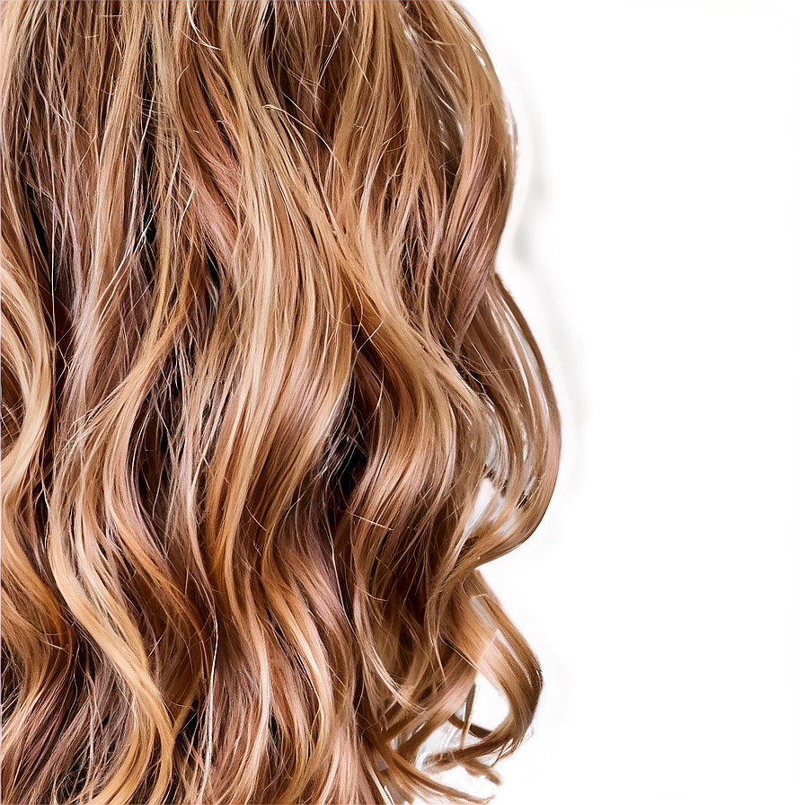 Summer Hair Waves Look Png 29