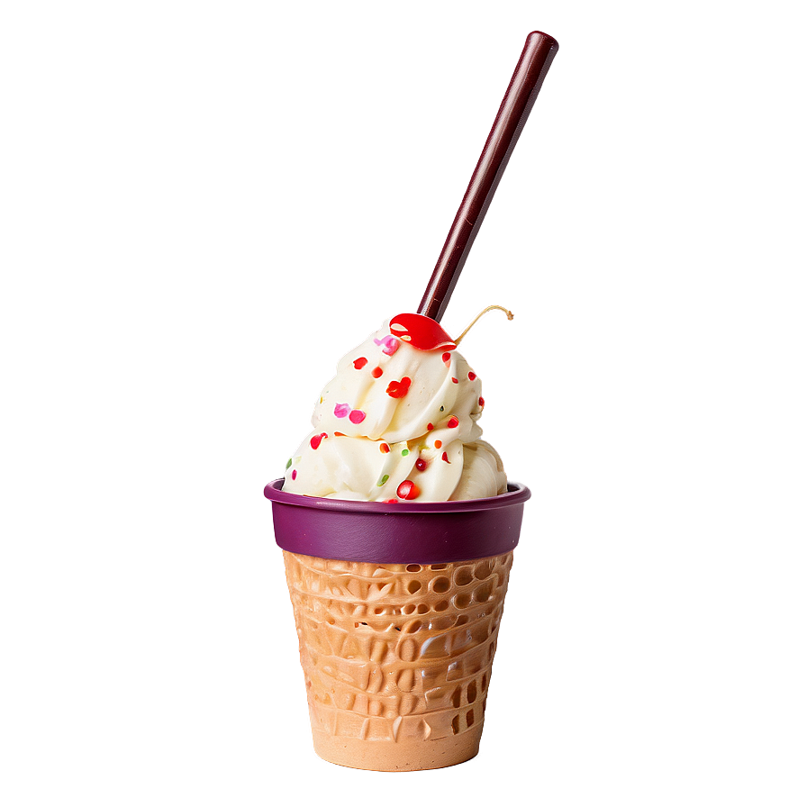 Summer Ice Cream Cup Png 06262024