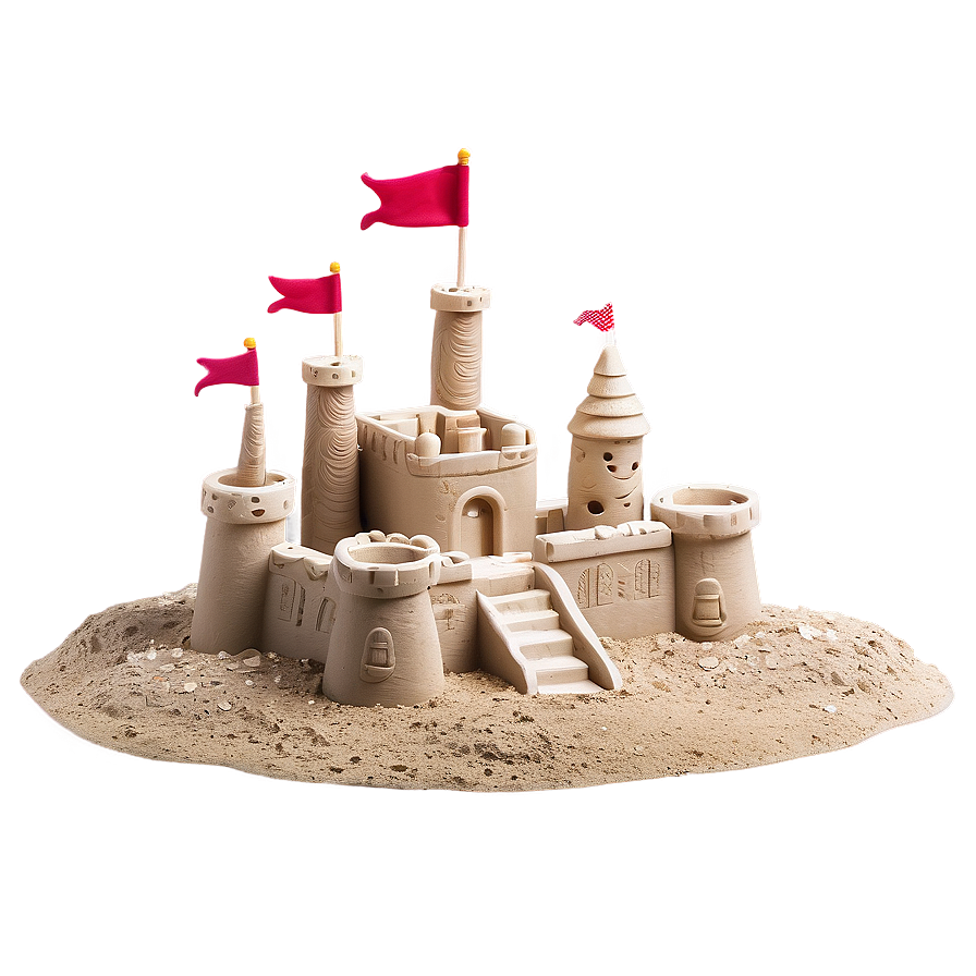 Summer Sandcastle Png 06212024