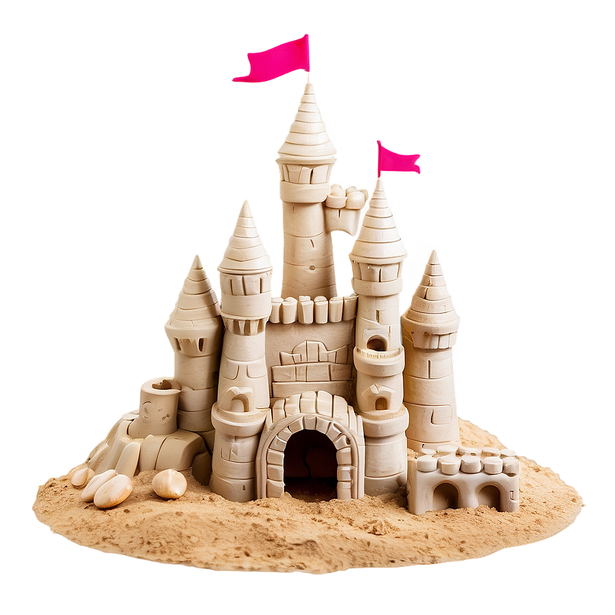 Summer Sandcastle Png Qvd