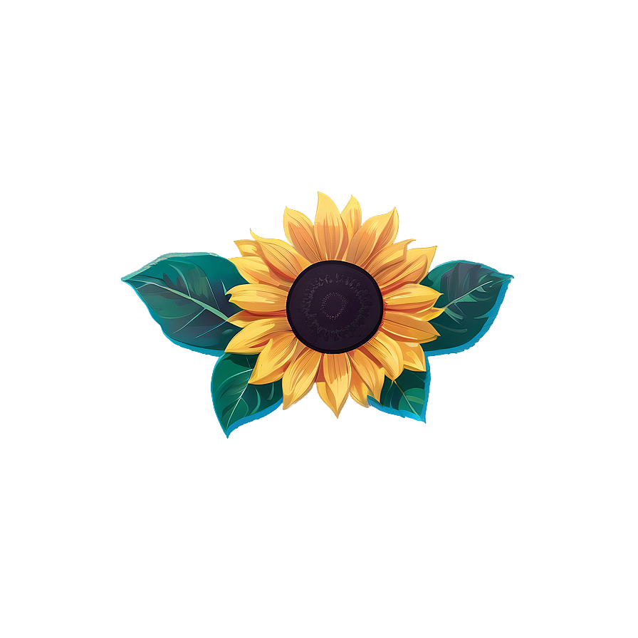 Summer Sunflower Sticker Png Ssx