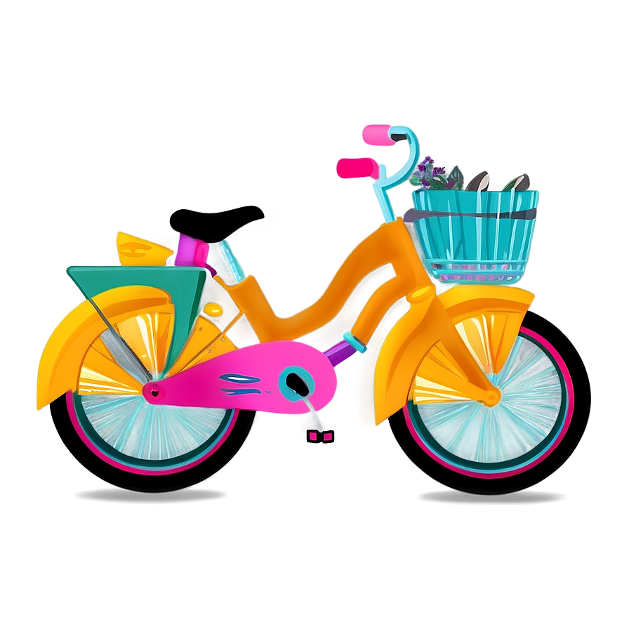 Summer Vibes Bicycle Png 06252024