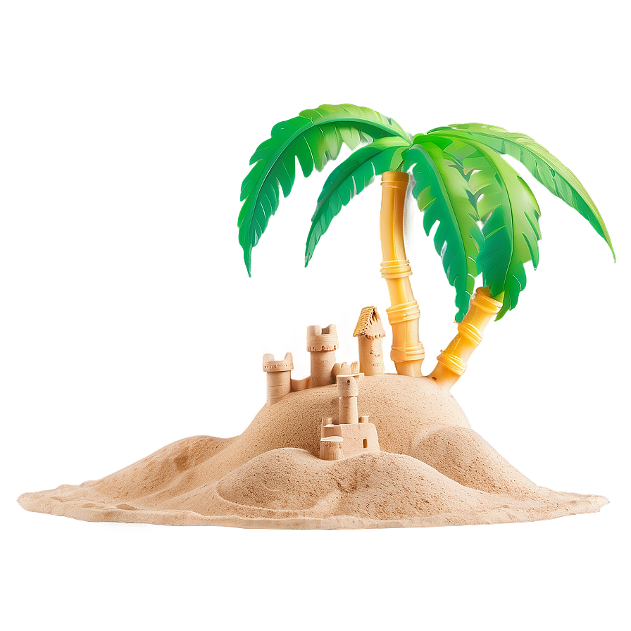 Summer Vibes Sand Castle Png 61