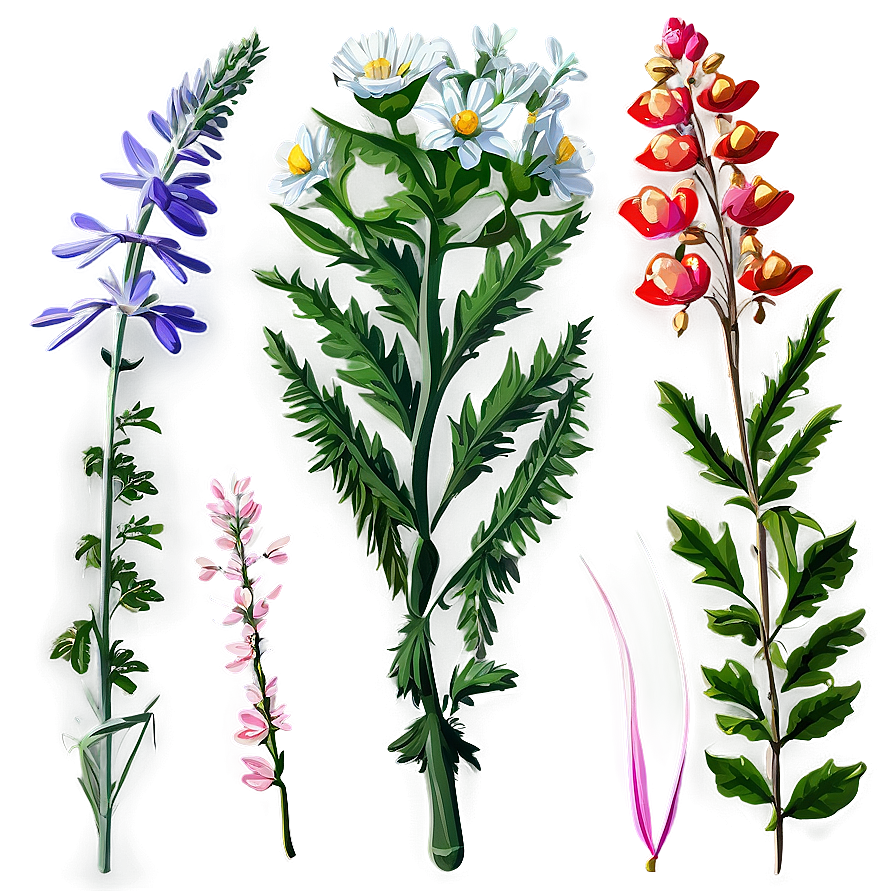 Summer Wildflowers Png Xws38