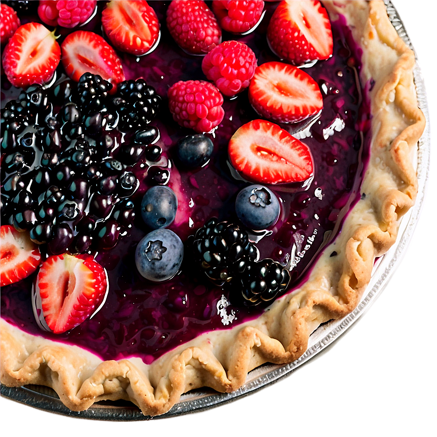 Summery Mixed Berry Pie Png 55