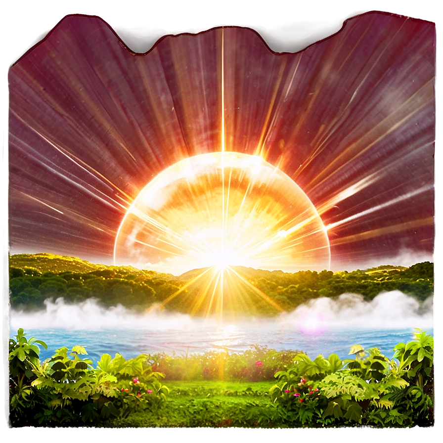 Sun Flare Scenic View Png Oli96