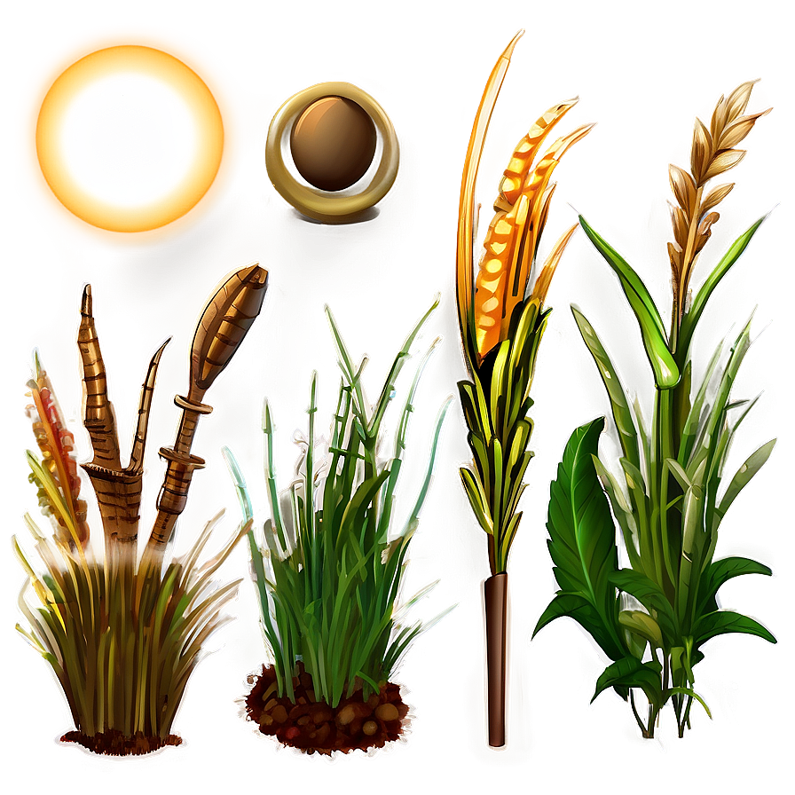 Sun-loving Grass Png Mvj