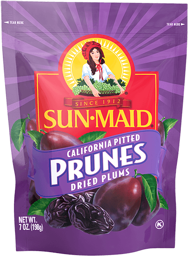 Sun Maid California Pitted Prunes Package