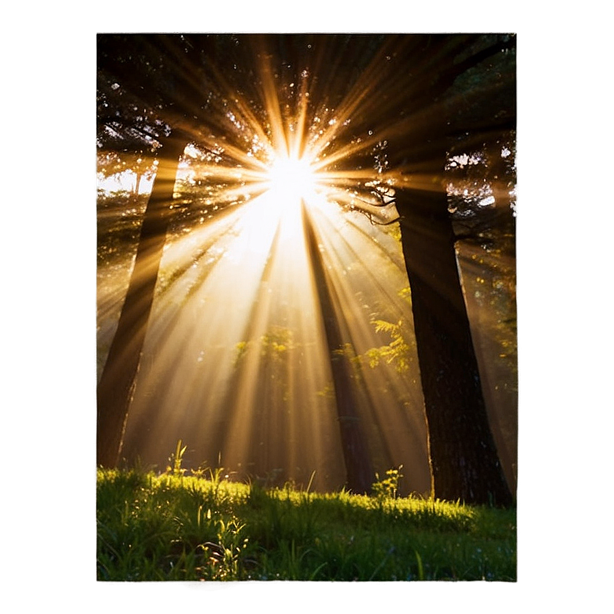 Sun Rays In Morning Png 44