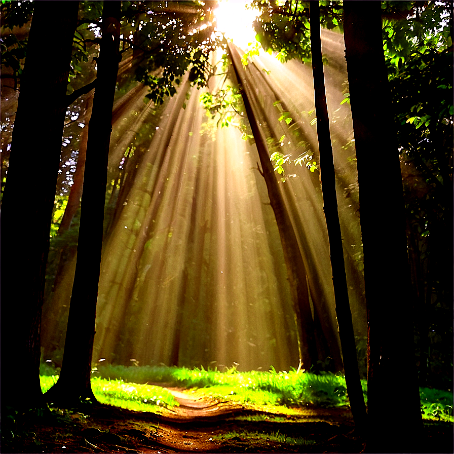 Sun Rays In Morning Png 77