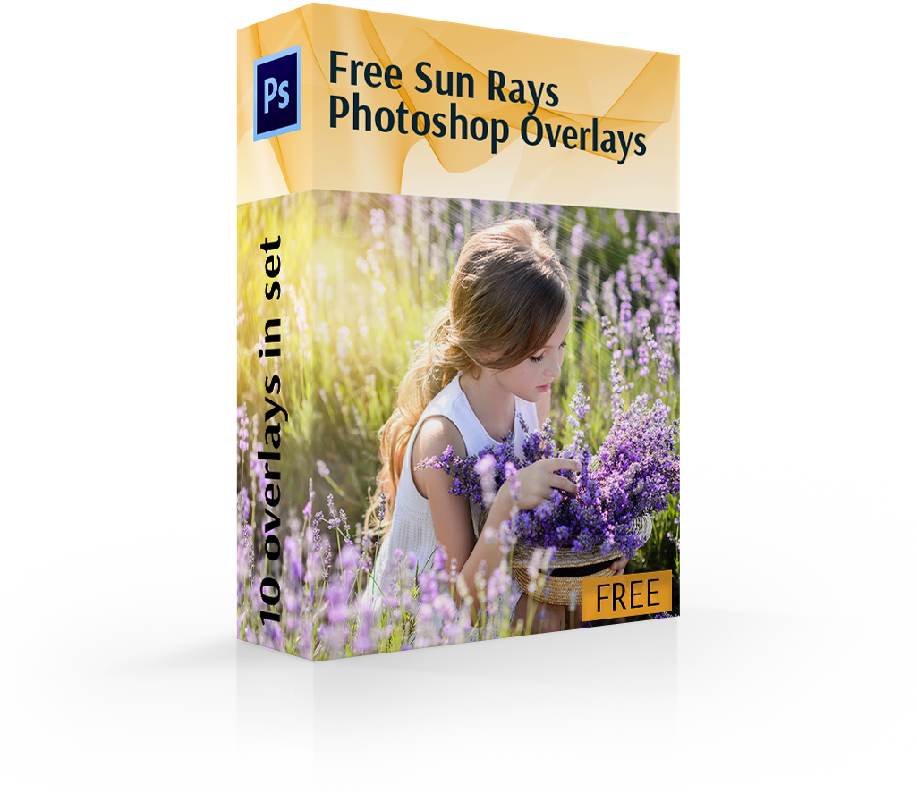 Sun Rays Photoshop Overlays Promotion