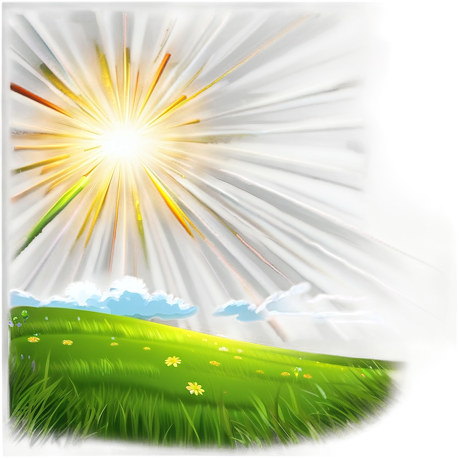 Sun Rays Scene Png Lyb89