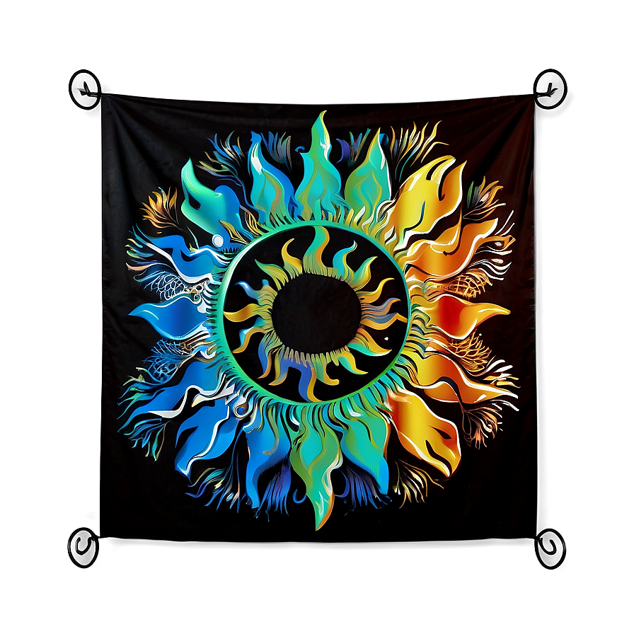 Sun Tapestry Png 16