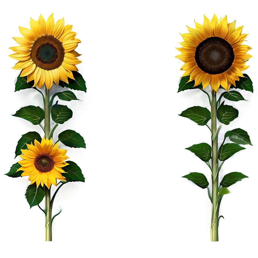 Sunflower Border Transparent Png 05262024