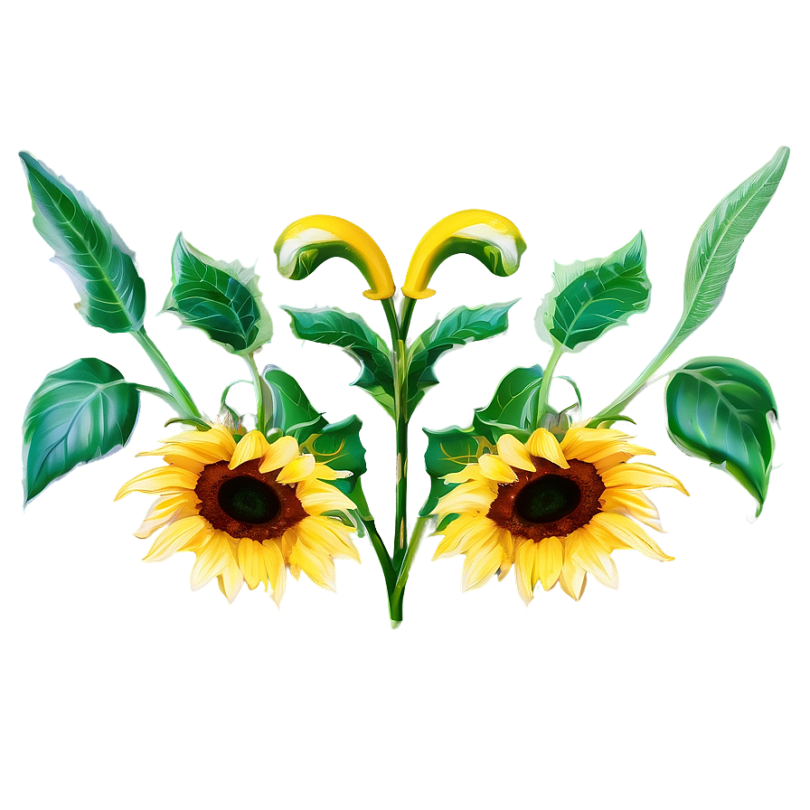 Sunflower Outline Transparent Png Brt