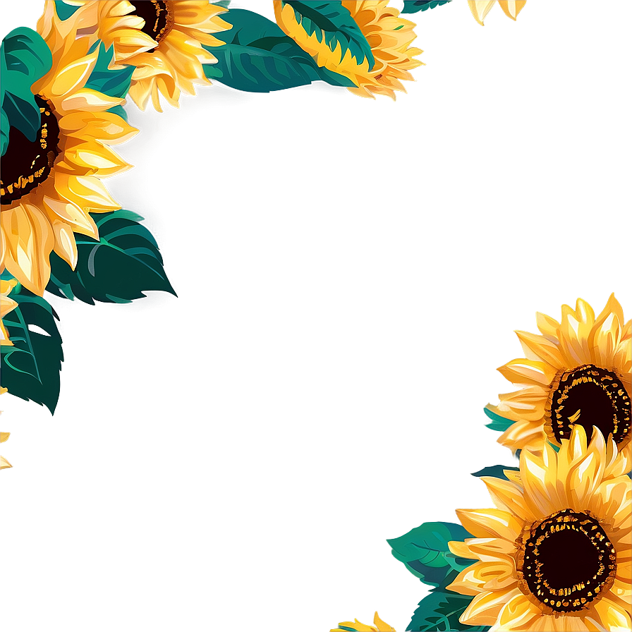 Sunflower Silhouette Png 26