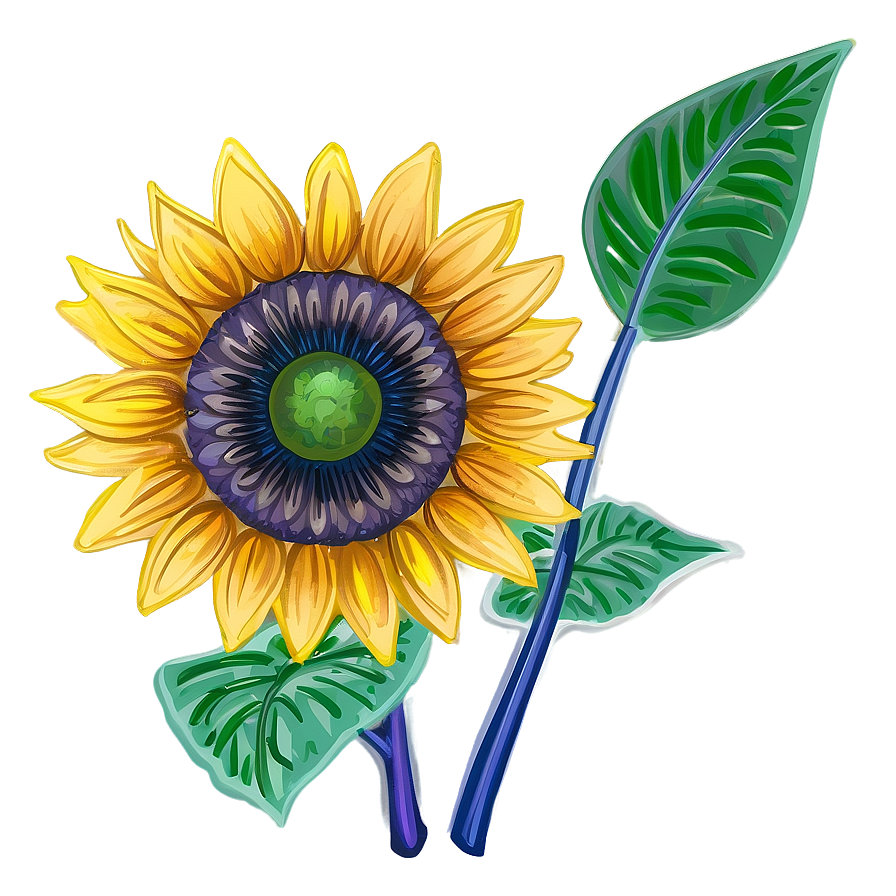 Sunflower Sketch Png Xue