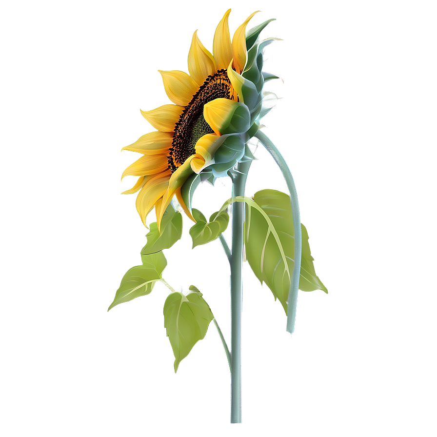 Sunflower Transparent Corner Png Bym