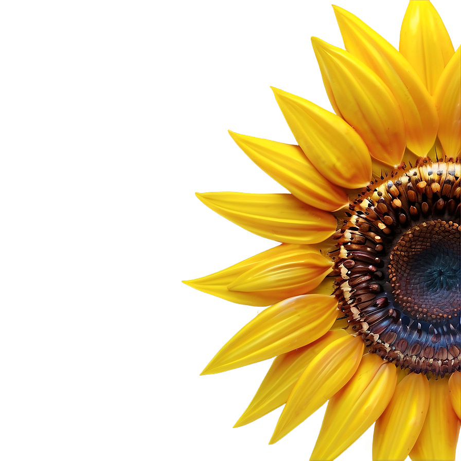 Sunflower Transparent Corner Png Iit