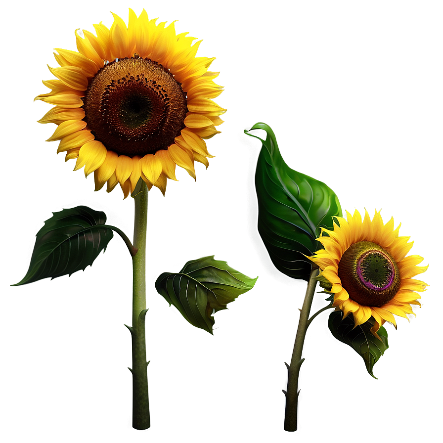 Sunflower Transparent Decoration Png Pkk99