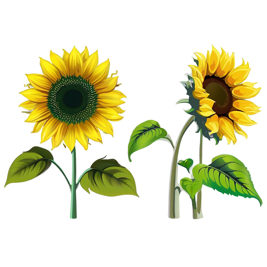 Sunflower Vector Transparent Png Mca88