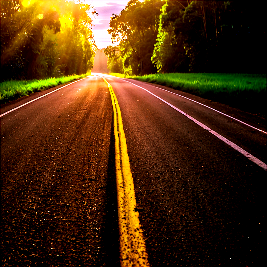 Sunlight On A Country Road Png Wiq94