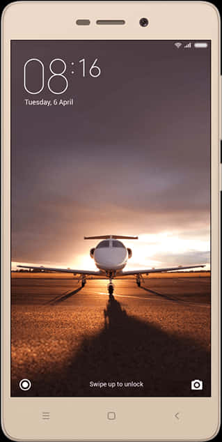 Sunset Airplane Wallpaper Android Phone