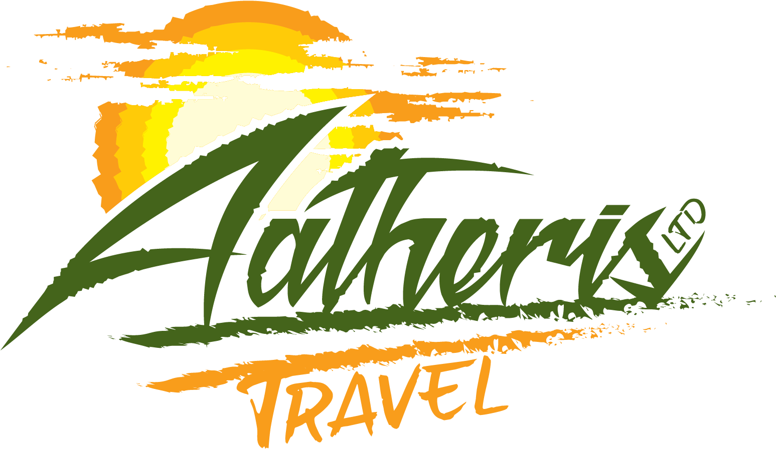 Sunset Beach Athens Travel Logo