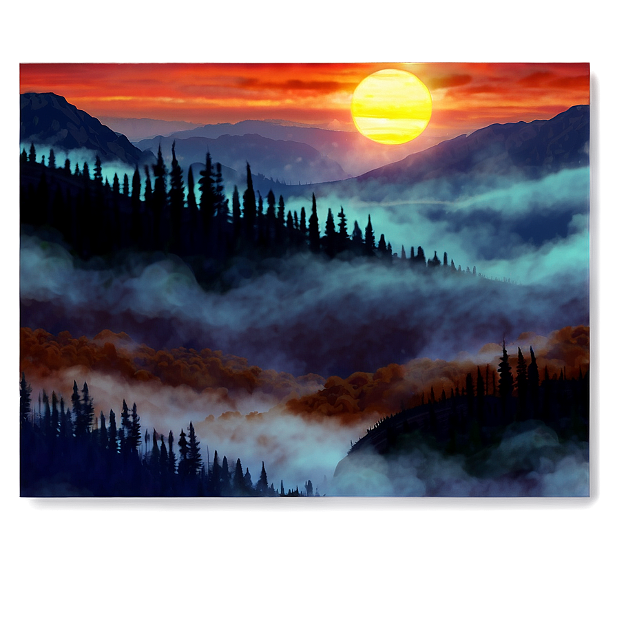 Sunset Fog Png Cyj