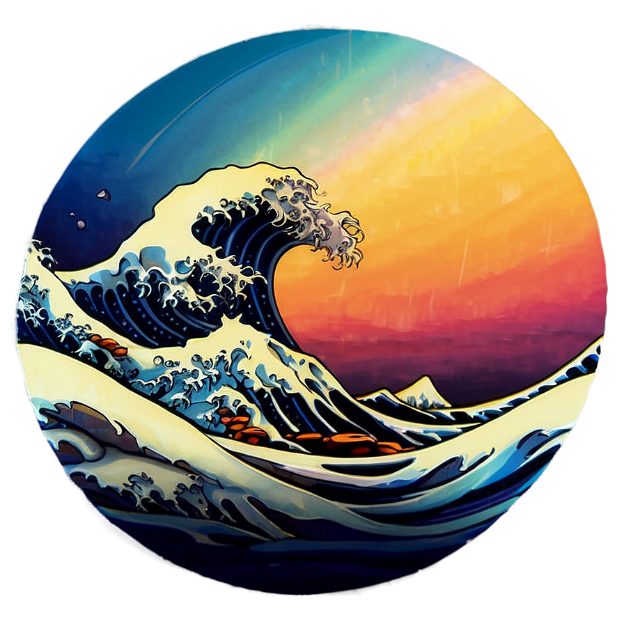 Sunset Ocean Wave Png Aiy