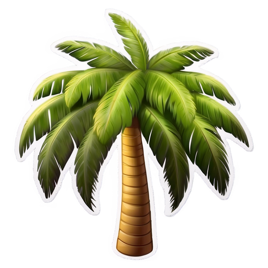 Sunset Palm Tree Emoji Png Vvl