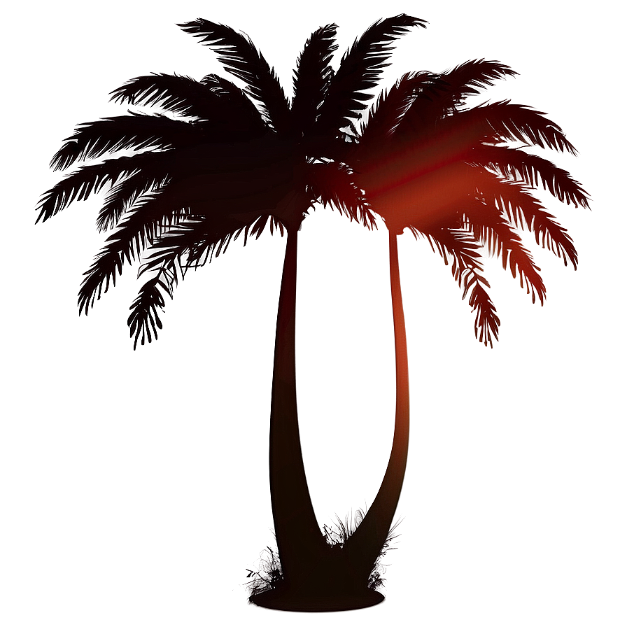 Sunset Palm Tree Silhouette Png Ckj58