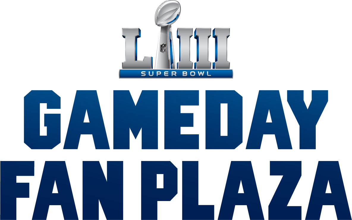 Super Bowl L I I I Gameday Fan Plaza Graphic