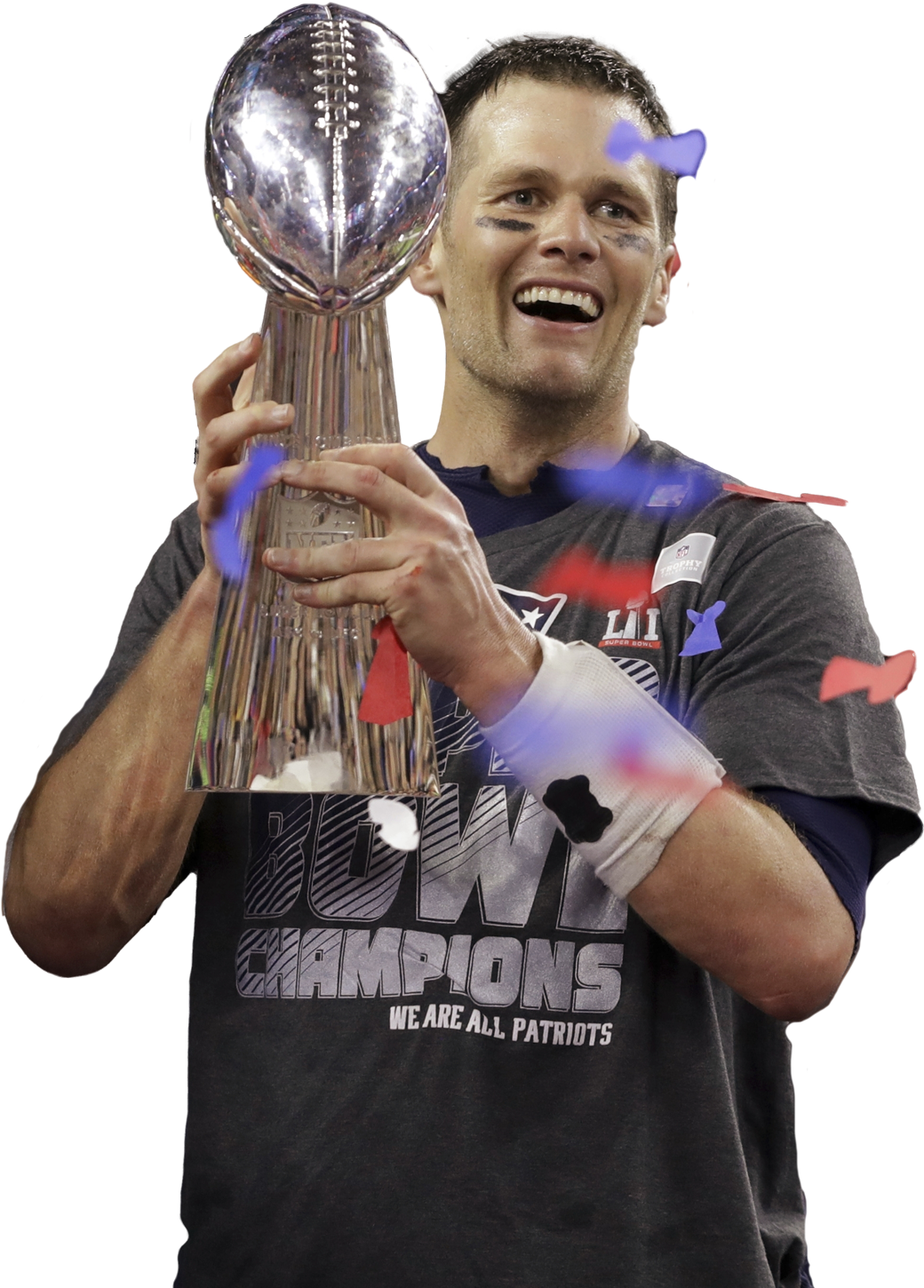 Super Bowl Trophy Celebration