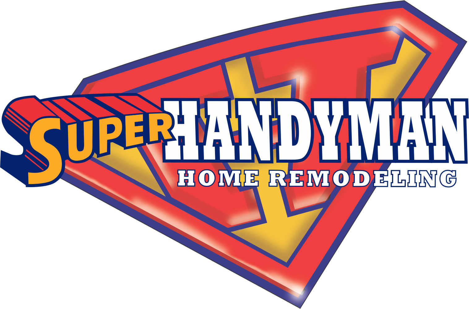 Super Handyman Home Remodeling Logo
