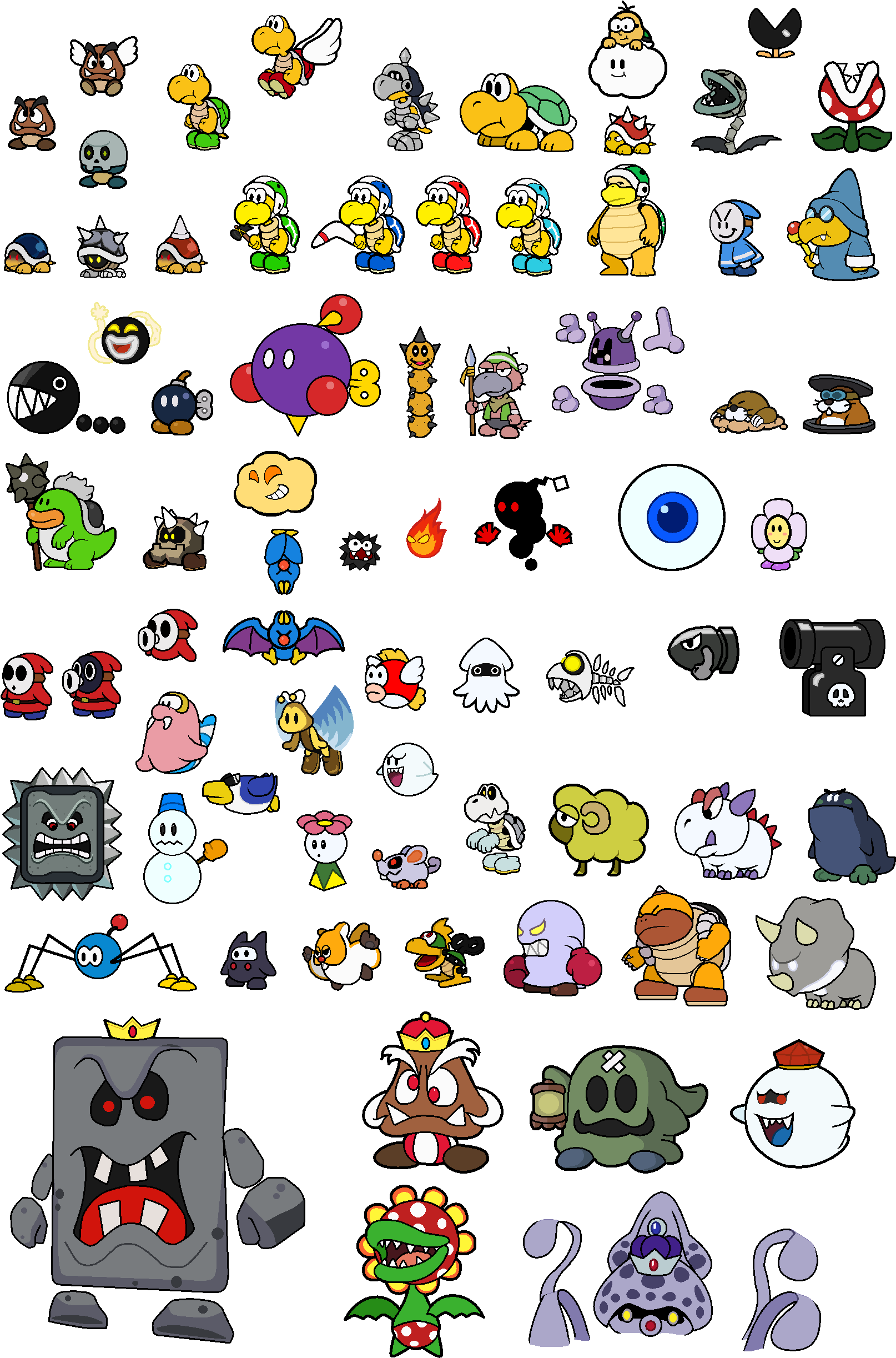 Super Mario Enemies Compilation