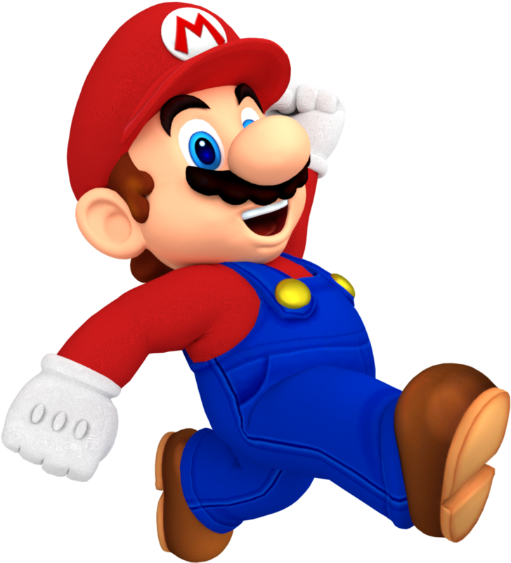 Super Mario Jumping Action