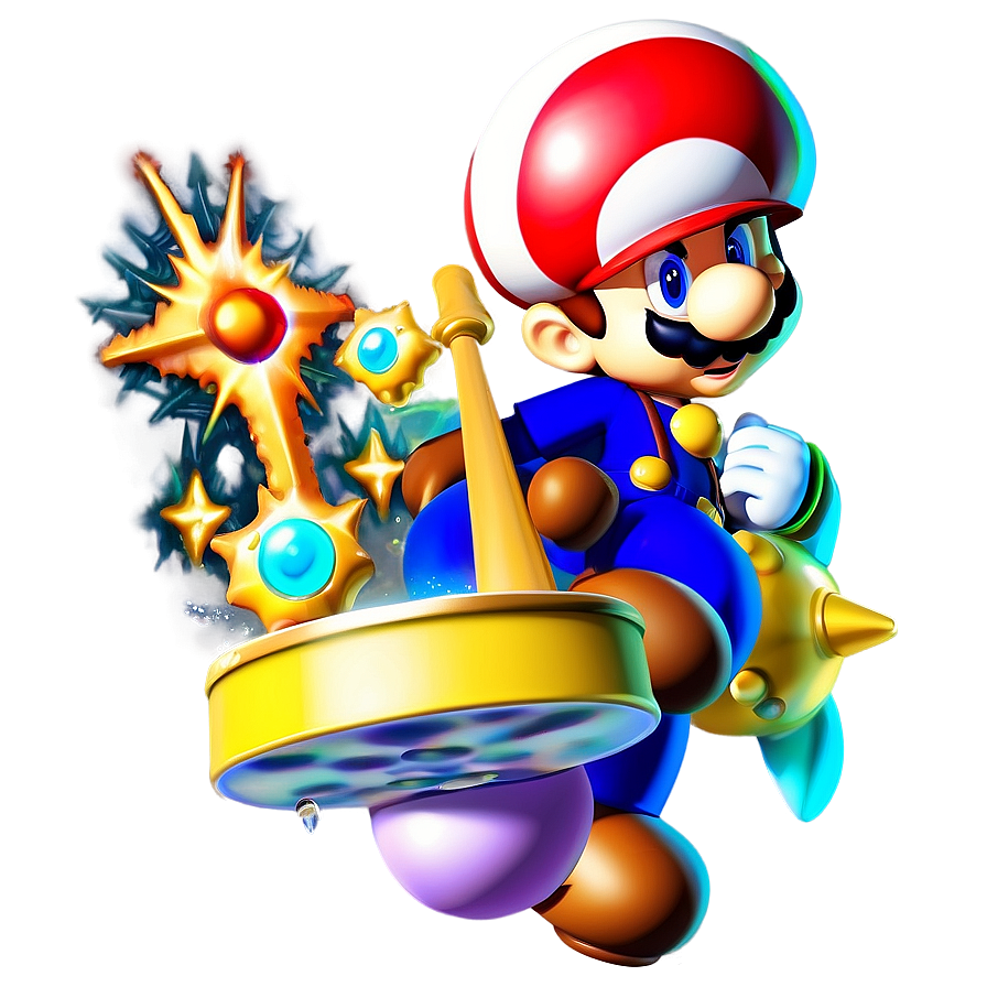 Super Mario Sunshine Gamecube Art Png Apv