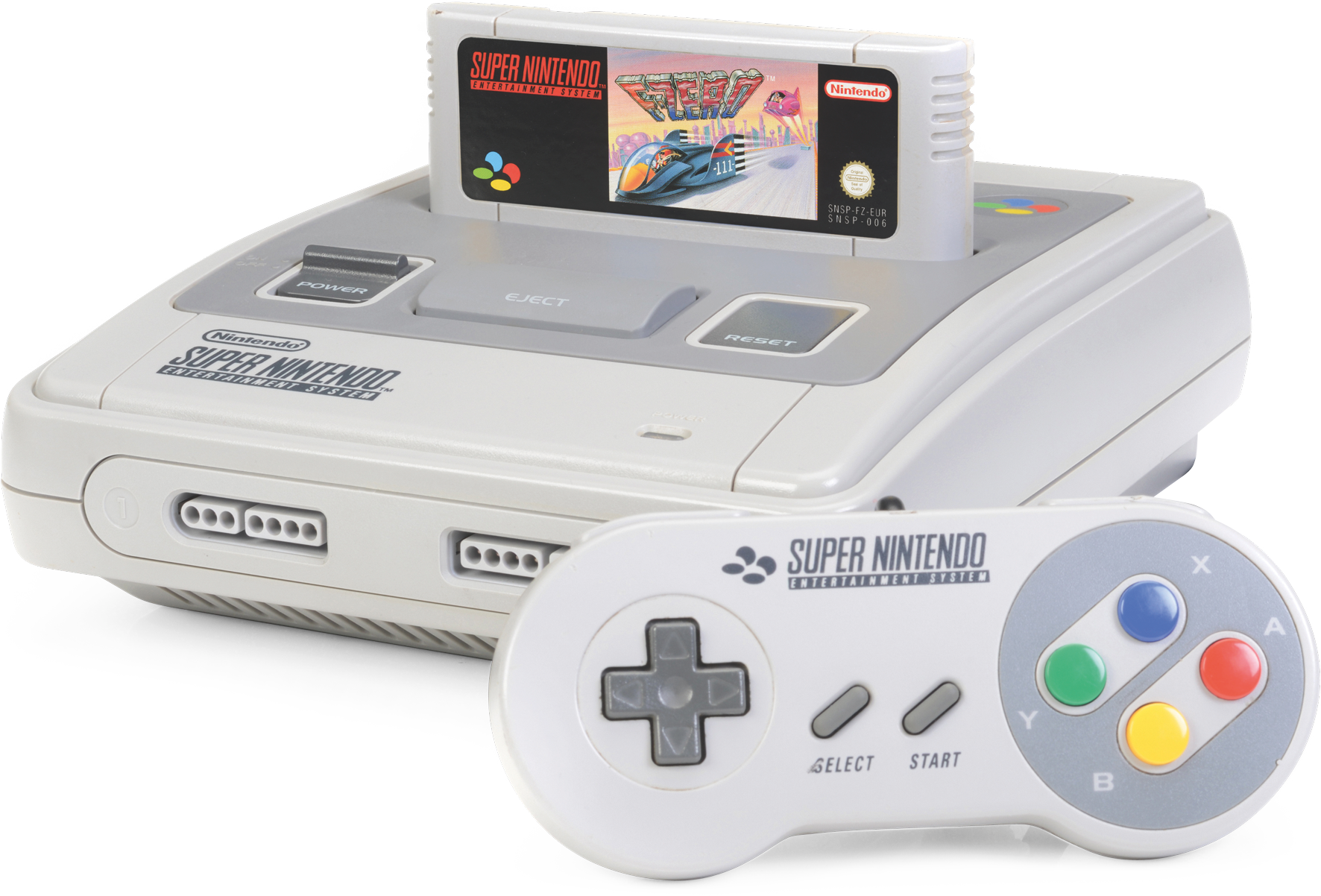 Super Nintendo Entertainment Systemwith Controllerand Game
